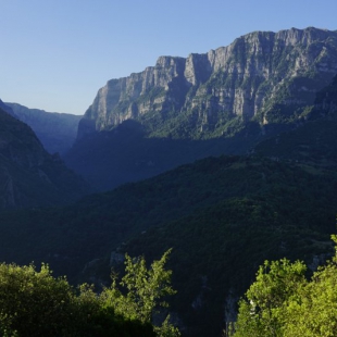 Vikos Gorge at dawn